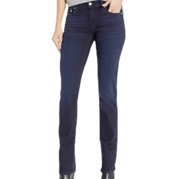 Lucky Brand Denim - Lucky Brand Mid Rise Straight Sweet Indigo Wash Jeans